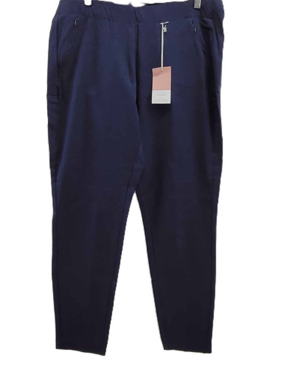 Lane Bryant Career Pants Womens 18 Navy Blue Cotton Stretch The Allie Skinny